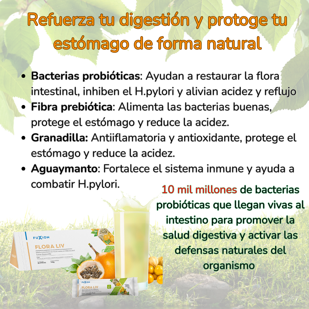 FLORA LIV DE FUXION (Probióticos Naturales)