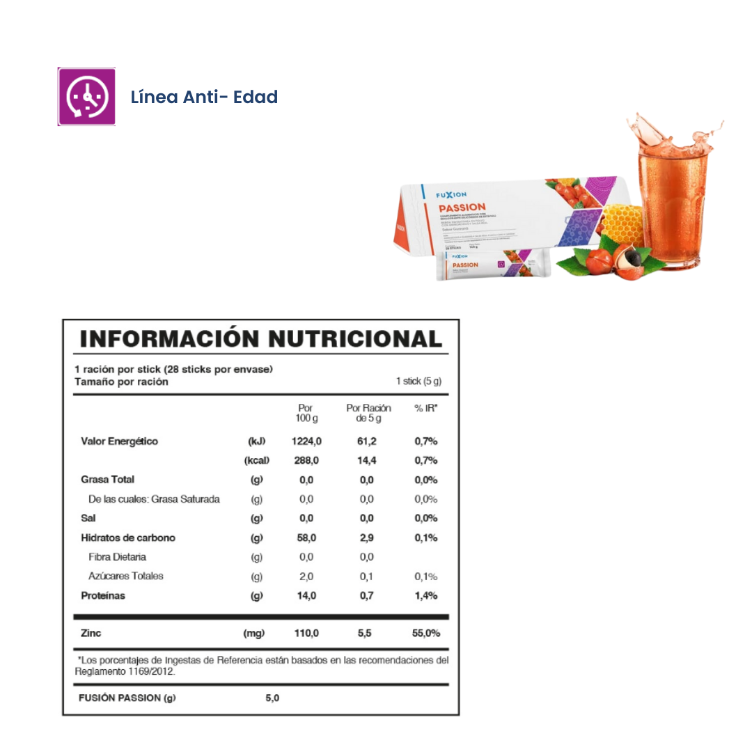 PASSION DE FUXION (Alivia el Cansancio de Piernas)