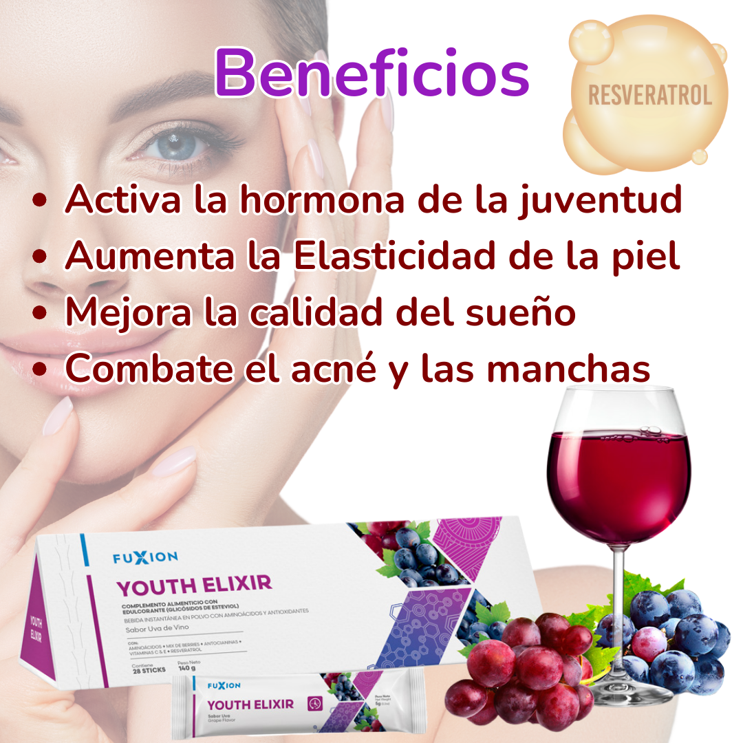 YOUTH ELIXIR HGH De FuXion® Con Resveratrol