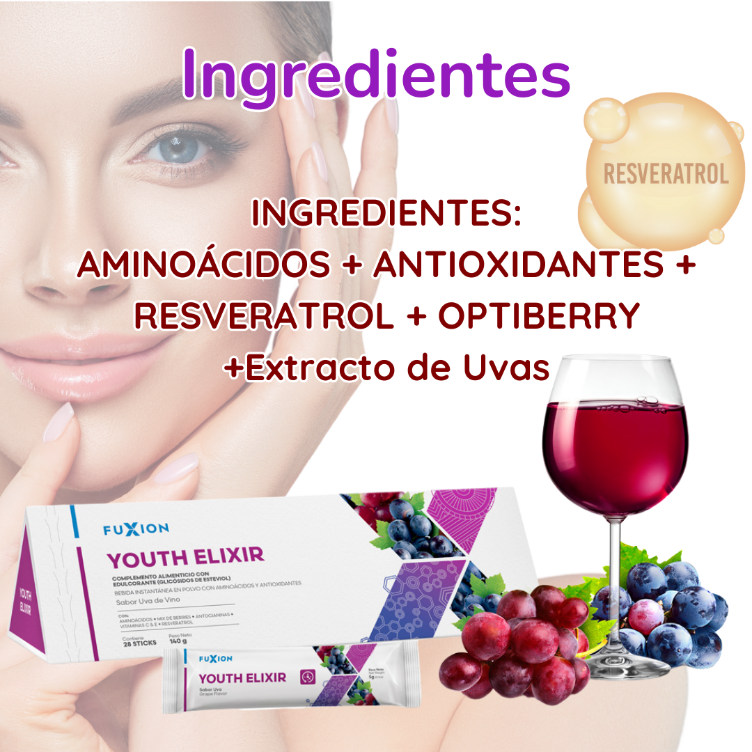 YOUTH ELIXIR HGH De FuXion® Con Resveratrol