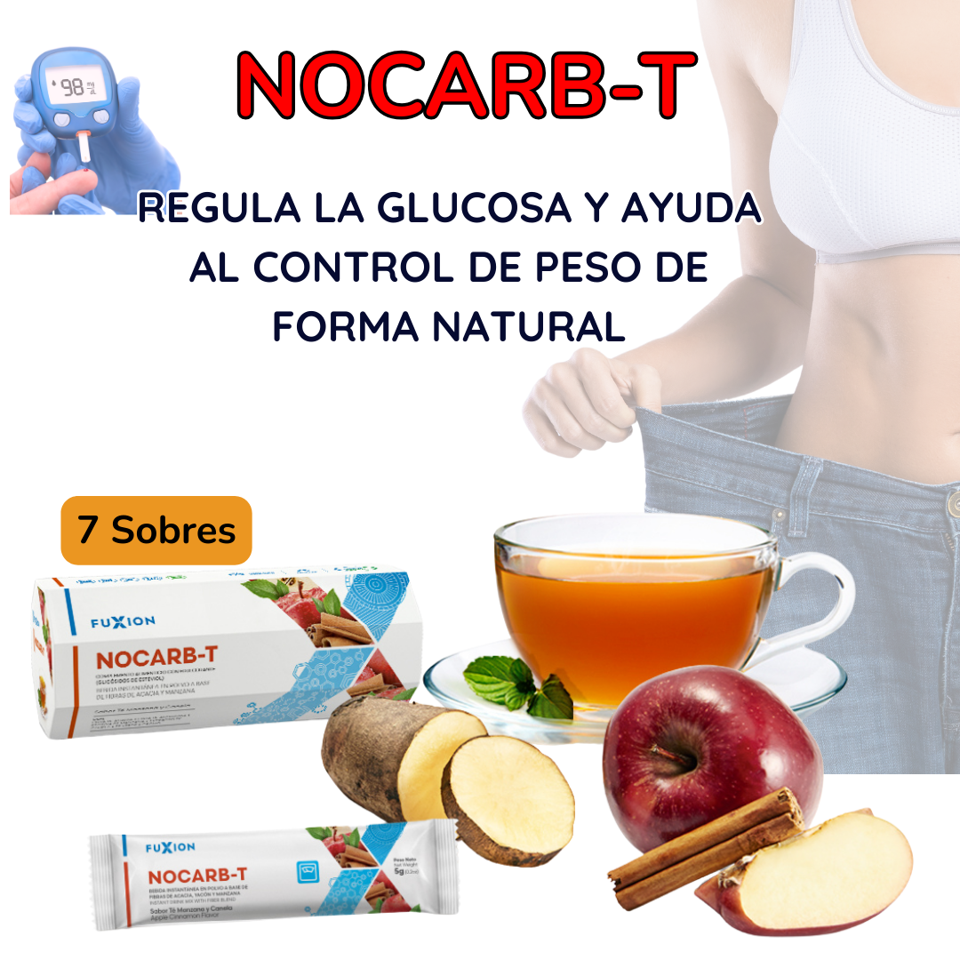 NOCARB-T DE FUXION (Baja los picos de Azúcar y Carbohidratos)
