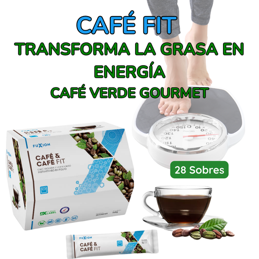 CAFÉ & CAFÉ FIT DE FUXION - Mejora glucosa y ayuda a quemar grasa
