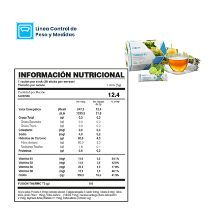 THERMO T3 FUXION Quemador de grasa