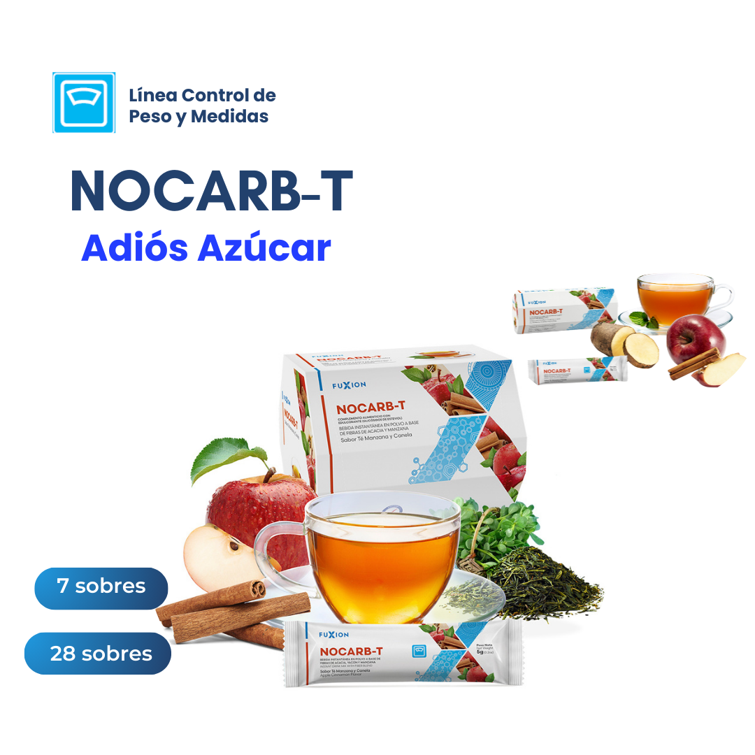 NOCARB-T DE FUXION (Baja los picos de Azúcar y Carbohidratos)