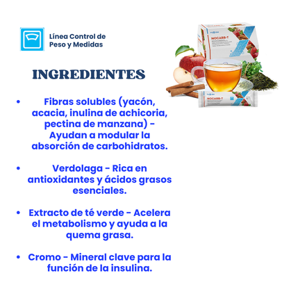 NOCARB-T DE FUXION (Baja los picos de Azúcar y Carbohidratos)