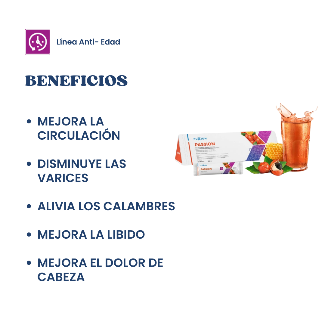 PASSION DE FUXION (Alivia el Cansancio de Piernas)