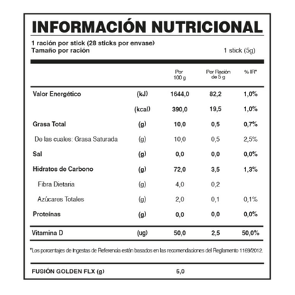 GOLDEN FLX DE FUXION - Antiinflamatorio y Calcio.