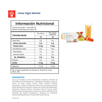 NO STRESS DE FUXION (Baja el Cortisol)