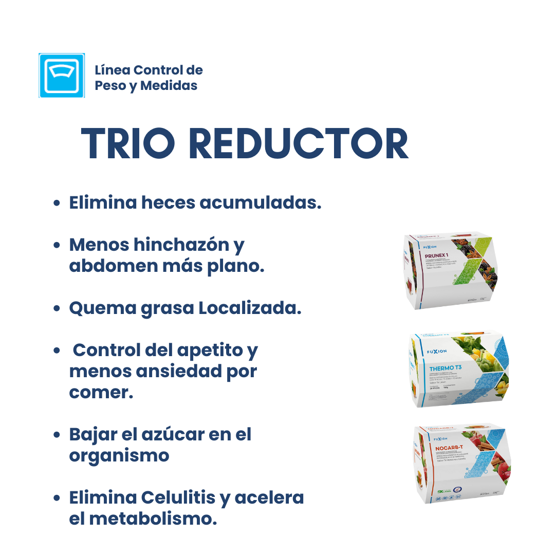 TRIO REDUCTOR QUEMA GRASA