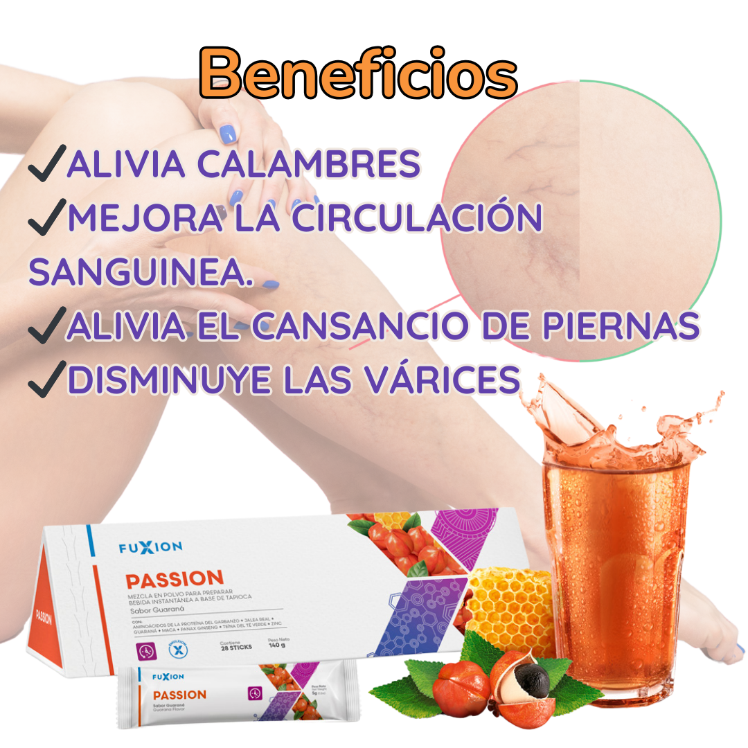 PASSION DE FUXION (Alivia el Cansancio de Piernas)