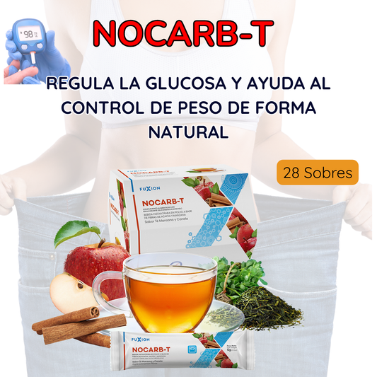 NOCARB-T DE FUXION (Baja los picos de Azúcar y Carbohidratos)